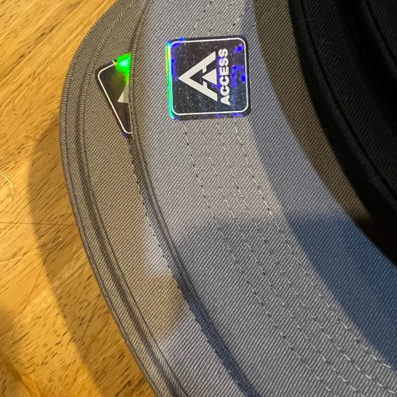 NWT Lot of 4 Access Plain Baseball Caps 2 Black, 2 Grey Gray - Picture 3 of 11